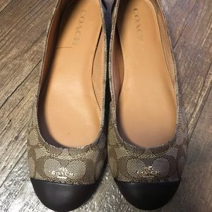 Coach flats size 8.5